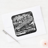 航空機用キャリアの正方形ステッカー スクエアシール (封筒)