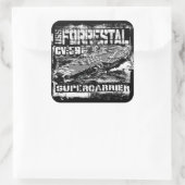 航空機用キャリアの正方形ステッカー スクエアシール (バッグ)