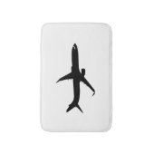 航空機用ジェットライナーのシャドーカスタマイズフフライカラー バスマット (正面縦)