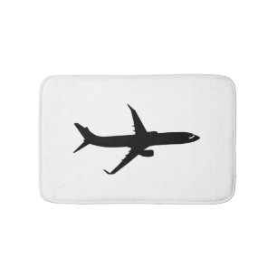 航空機用ジェットライナーのシャドーカスタマイズフフライカラー バスマット