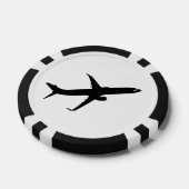 航空機用ジェットライナーのシャドーカスタマイズフフライカラー ポーカーチップ (シングル)