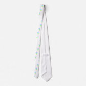 航空機用フープ足でレインボーに向かう ネクタイ (裏面)