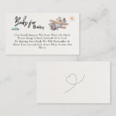 航空機用ベビーシャワーベビー エンクロージャーカード (正面/裏面)