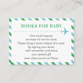 航空機用ベビー図書ブルーグリーンボーイ エンクロージャーカード (正面)