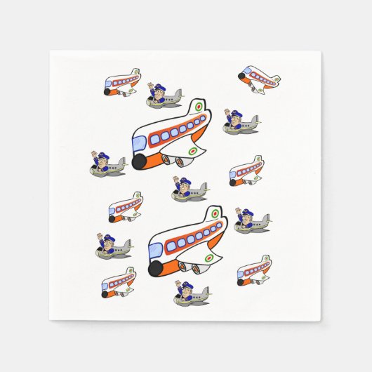 航空機用ペーパーナプキン スタンダードカクテルナプキン (正面)