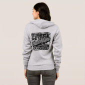 航空機用搬送用フード付きスウェットシャツTシャツ パーカ (裏面フル)