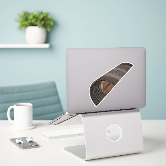 航空機用硬化遮蔽体 シール (デスク上のノートパソコン)