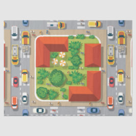 航空機用車・建物シリーズデザイン9 薄葉紙