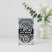 航空機航空機整備士 名刺 (スタンド正面)