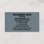 航空機航空機整備士 名刺 (裏面)