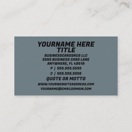 航空機航空機整備士 名刺 (裏面)