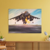 航空機航空芸術展伸帆布 キャンバスプリント (インサイチュ (リビング))