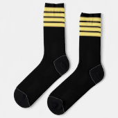 航空機長肩章 ゴールドバンド ソックス (左)