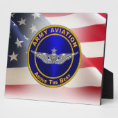 航空機長陸軍退役軍人 フォトプラーク (側面)