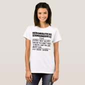 航空機関名詞定義ワーカおもしろいー Tシャツ (正面フル)