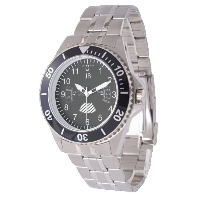 航空機高度計ウォッチ 腕時計 (アングル)