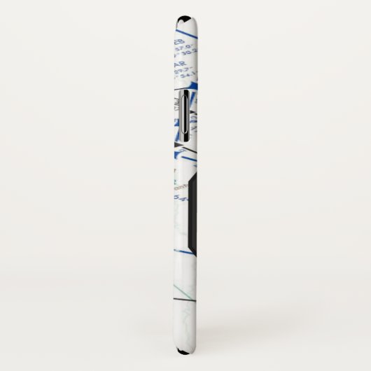 航空機高度計断面図 Case-Mate iPhoneケース (裏面/右)