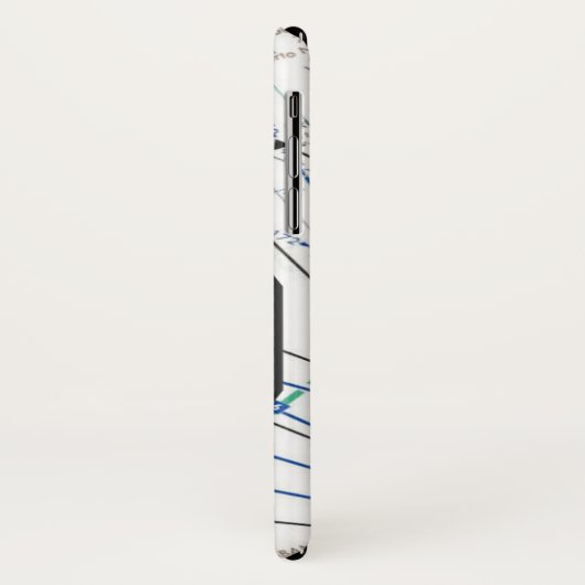 航空機高度計断面図 Case-Mate iPhoneケース (裏面/左)