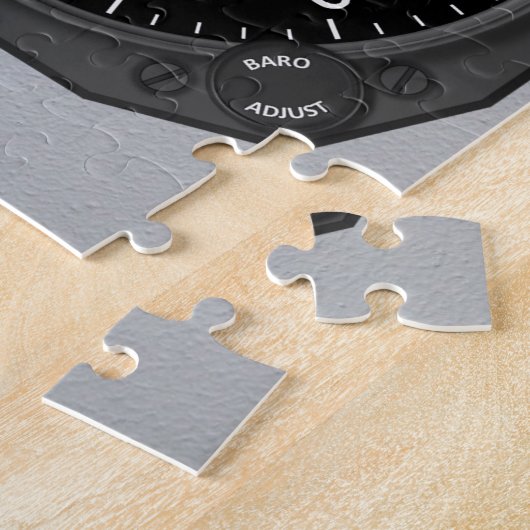 航空機高度計 ジグソーパズル (側面)