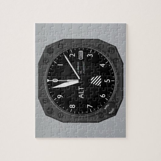 航空機高度計 ジグソーパズル (縦)
