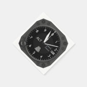 航空機高度計 スタンダードカクテルナプキン (角)