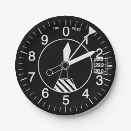 航空機高度計 ペーパープレート