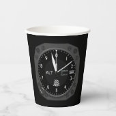 航空機高度計 紙コップ (正面)