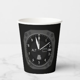 航空機高度計 紙コップ