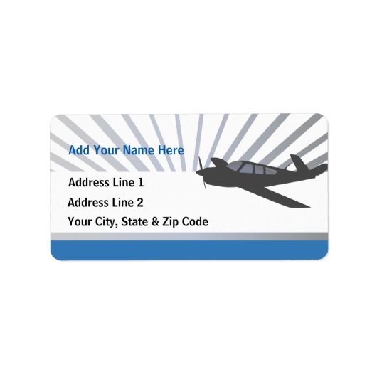 航空機 ラベル (正面)