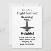 航空機 新たな高みへ フライトフェスティバル 招待状 (正面)