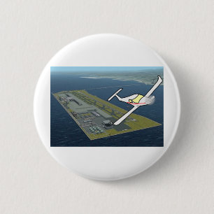 航空機 缶バッジ