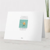 航空機- P51Dのムスタングの挨拶状 カード (裏面)