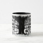 航空母艦のドワイト・D・アイゼンハワーのマグ マグカップ (中央)