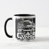 航空母艦のドワイト・D・アイゼンハワーのマグ マグカップ (左)