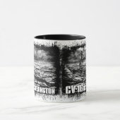 航空母艦のレキシントンのマグ マグカップ (中央)