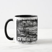 航空母艦のレキシントンのマグ マグカップ (左)