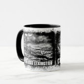 航空母艦のレキシントンのマグ マグカップ (正面左)