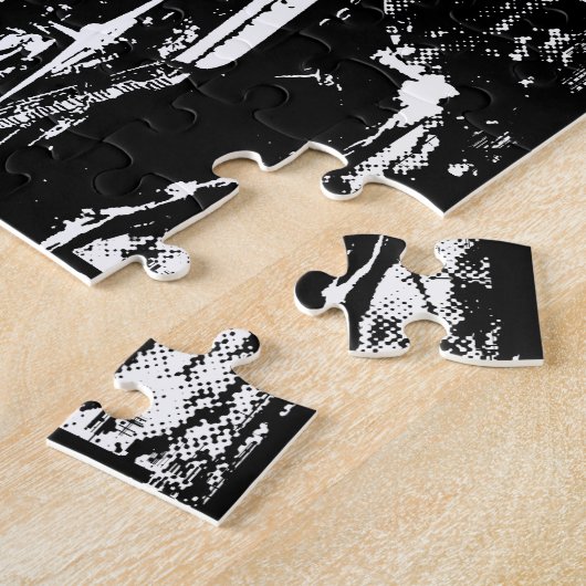 航空母艦の独立富士のパズル ジグソーパズル (側面)