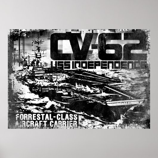 航空母艦の独立性プリント ポスター (正面)