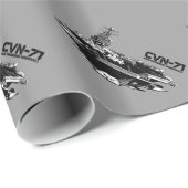 航空母艦セオドア・ルーズベルト包装紙 ラッピングペーパー (ロールコーナー)