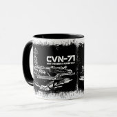 航空母艦セオドア・ルーズベルト・マグ マグカップ (正面左)