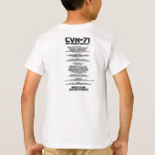 航空母艦セオドア・ルーズベルトTシャツ Tシャツ (裏面)