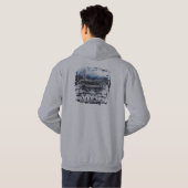 航空母艦ドワイトD.アイゼンハワーTシャツ パーカ (裏面フル)
