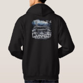 航空母艦ドワイトD.アイゼンハワーTシャツ パーカ (裏面)