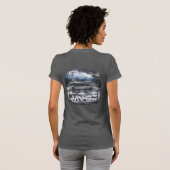 航空母艦ドワイトD.アイゼンハワーTシャツ Tシャツ (裏面フル)