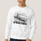航空母艦レキシントンシャツ スウェットシャツ (正面)