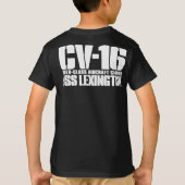 航空母艦レキシントンシャツ Tシャツ (裏面)