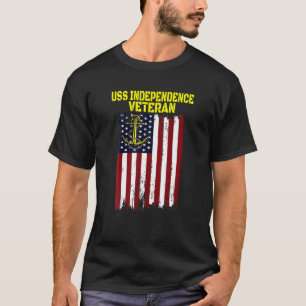 航空母艦USS独立CV-62 CVA-62 Vet Tシャツ