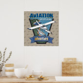航空水上飛行機の冒険 ポスター (キッチン)