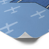 航空水上飛行機の冒険 ポスター (角)